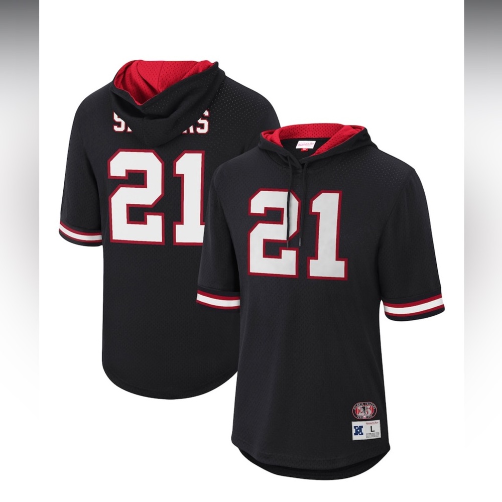 Mitchell & Ness Black Atlanta Falcons Jersey